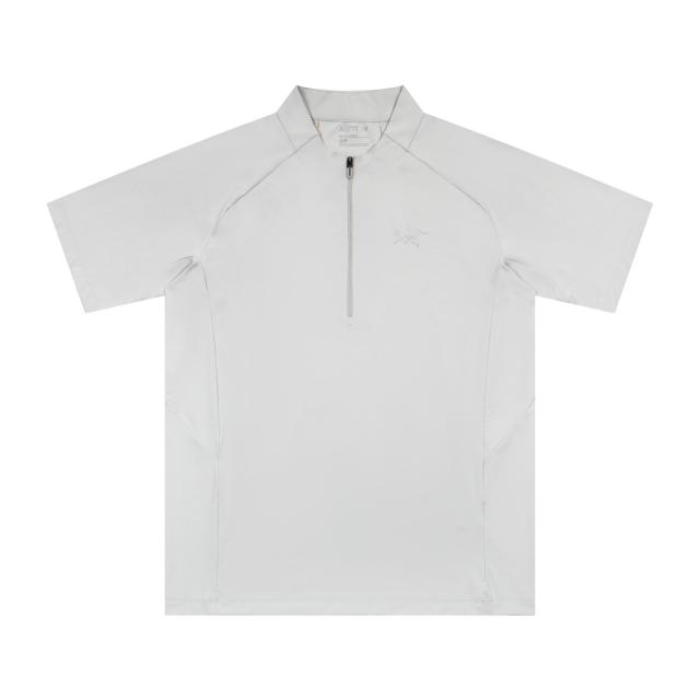 A Breathable Quick-Dry Classic Zipper Polo Shirt