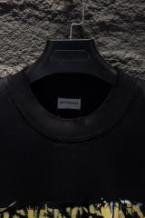BLCG Green Tape Print Logo Black T-shirt