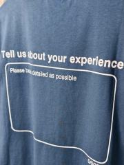 BLCG 5-Star Review Print Blue Tee