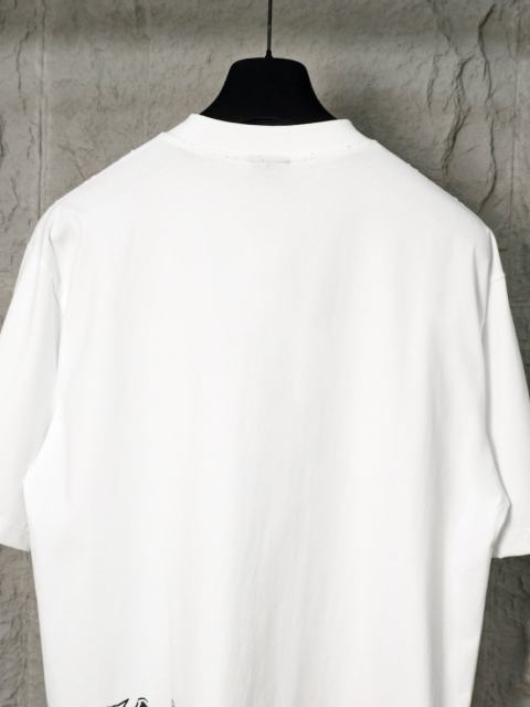 BLCG Gothic Curtain Print White Tee