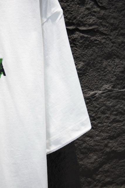 BLCG Green Tape Print Logo White T-shirt