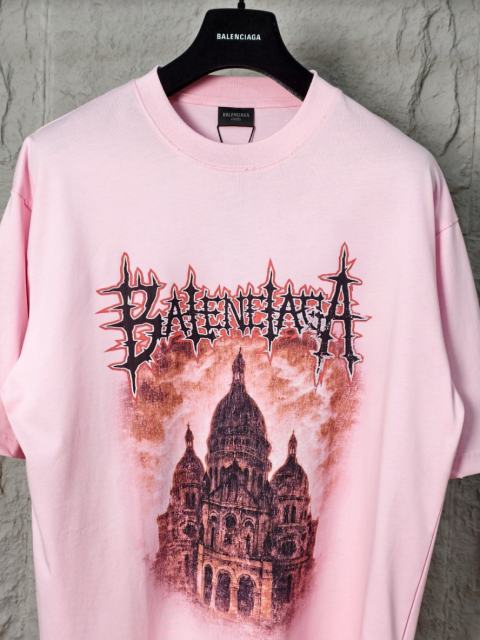 BLCG Gothic Church Print Pink T-shirt