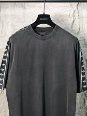 BLCG Tape Sleeve Oversized Cotton Tee