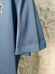 BLCG 5-Star Review Print Blue Tee