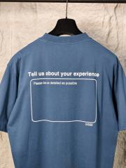 BLCG 5-Star Review Print Blue Tee