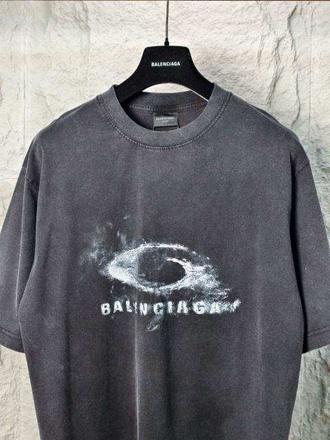 BLCG Vintage Washed Print Black Tee