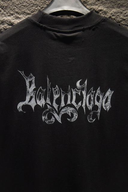 BLCG Gothic Logo Print Black Tee