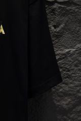 BLCG Green Tape Print Logo Black T-shirt