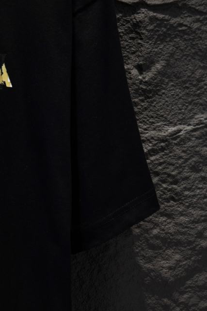 BLCG Green Tape Print Logo Black T-shirt