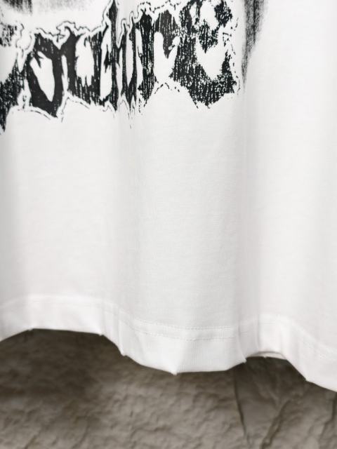 BLCG Gothic Curtain Print White Tee
