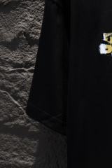 BLCG Green Tape Print Logo Black T-shirt