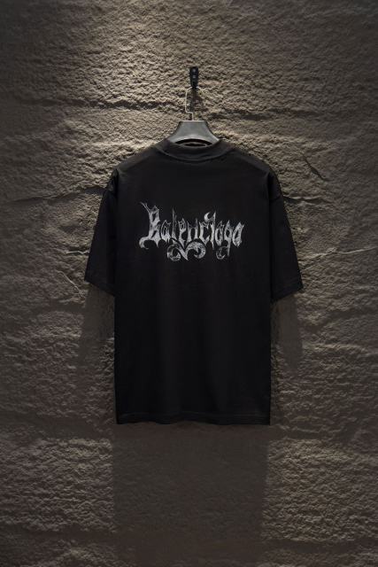 BLCG Gothic Logo Print Black Tee