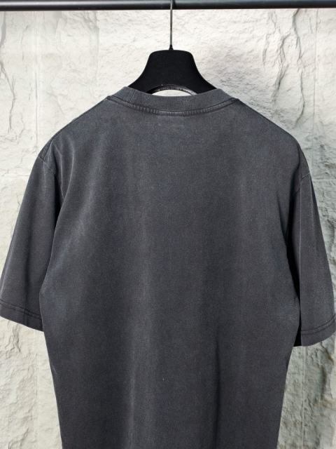 BLCG Vintage Washed Print Black Tee