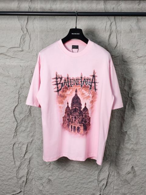 BLCG Gothic Church Print Pink T-shirt