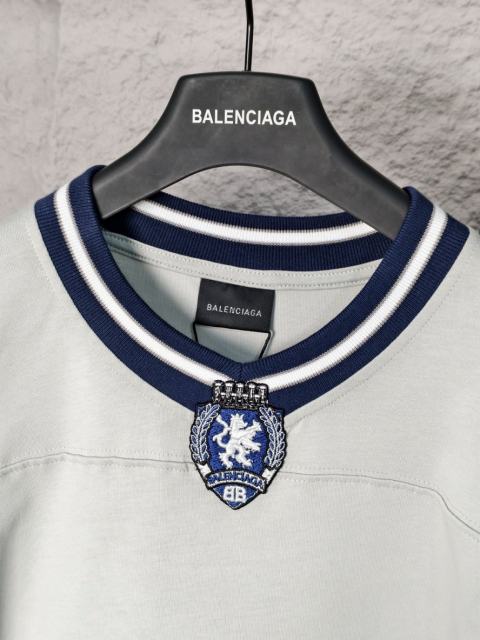 BLCG Oversized Football Jersey Print Short Sleeve T-shirt