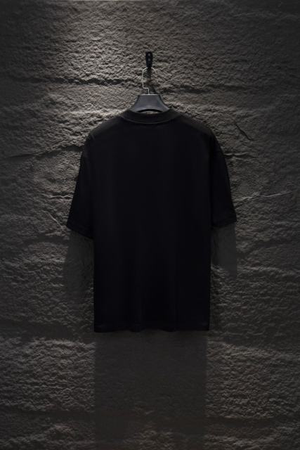 BLCG Green Tape Print Logo Black T-shirt