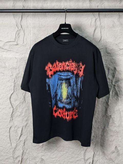 BLCG Gothic Curtain Print Black Tee