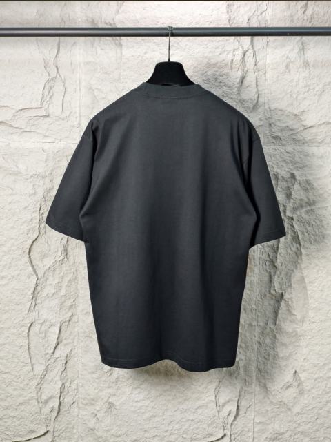 BLCG Tape Sleeve Oversized Cotton Tee