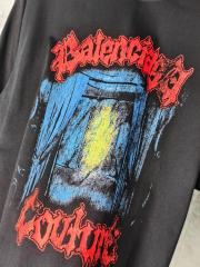 BLCG Gothic Curtain Print Black Tee