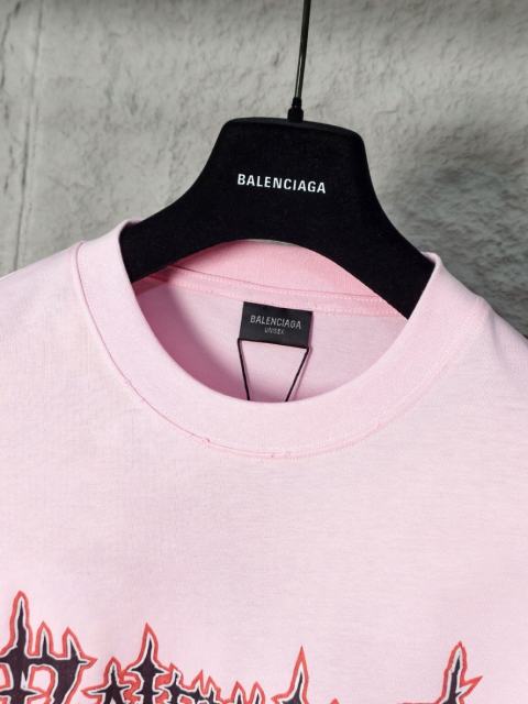 BLCG Gothic Church Print Pink T-shirt