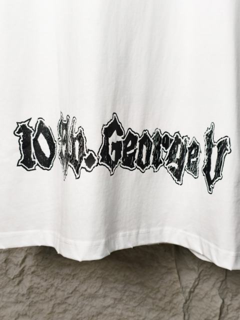 BLCG Gothic Curtain Print White Tee