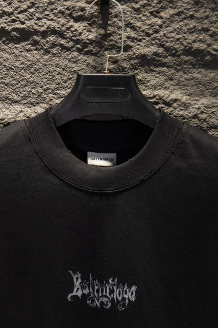 BLCG Gothic Logo Print Black Tee