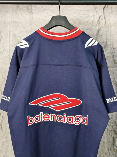 BLCG Oversized Football Jersey Print Short Sleeve T-shirt