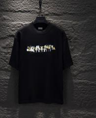 BLCG Green Tape Print Logo Black T-shirt