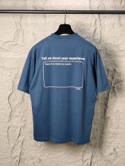 BLCG 5-Star Review Print Blue Tee