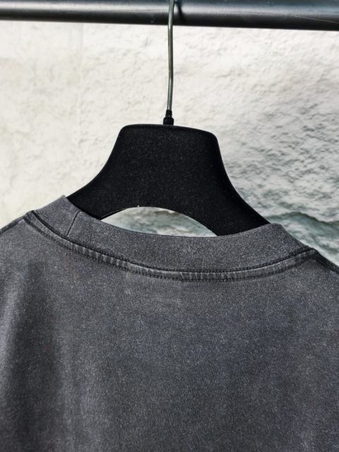 BLCG Vintage Washed Print Black Tee