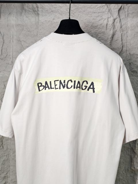 BLCG Tape Logo" Cotton T-shirt