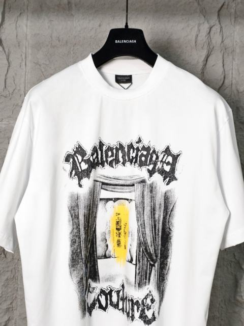 BLCG Gothic Curtain Print White Tee