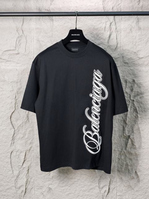 BLCG Tape Sleeve Oversized Cotton Tee