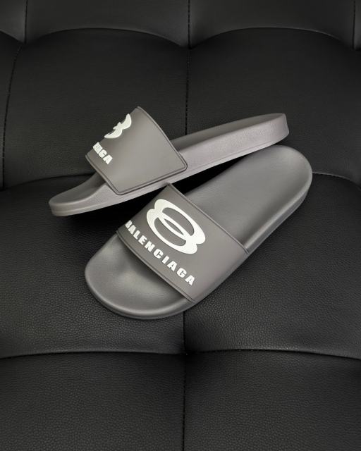 1:1 Quality BLCG Loop B Logo Black Pool Slides
