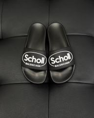 1:1 Quality BLCG x Scholl Collaboration Black Pool Slides