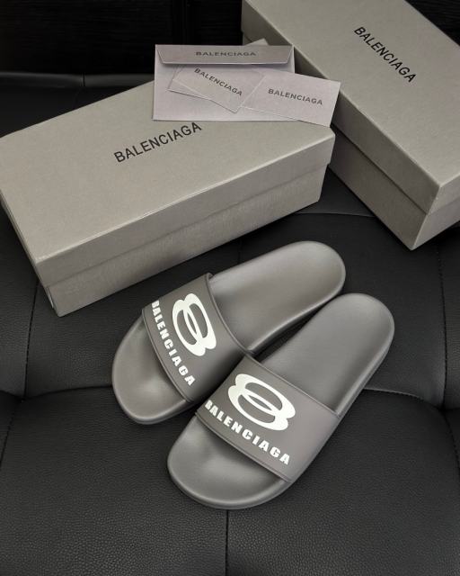 1:1 Quality BLCG Loop B Logo Black Pool Slides