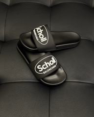 1:1 Quality BLCG x Scholl Collaboration Black Pool Slides