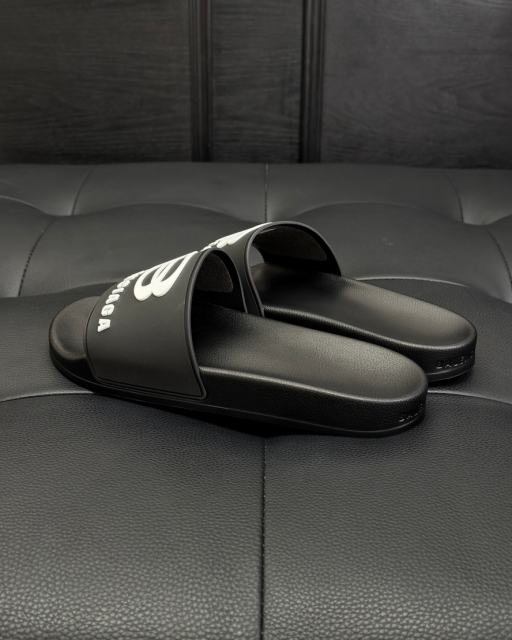 1:1 Quality BLCG Loop B Logo Black Pool Slides