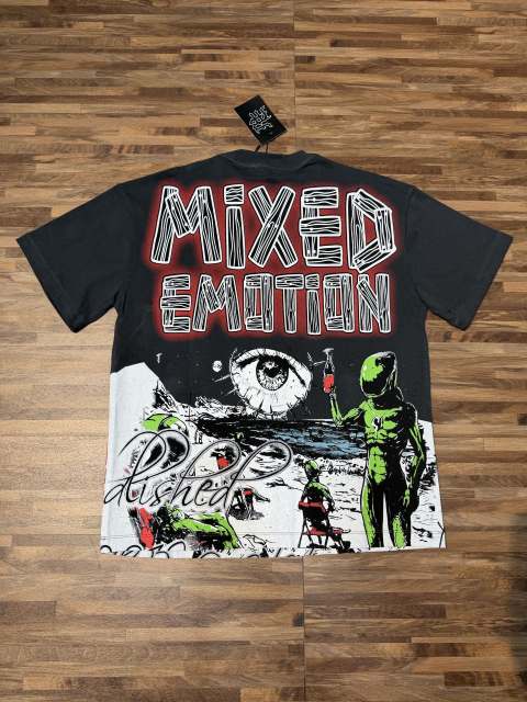 American-style sci-fi themed light luxury short-sleeved shirt 2 colors 29065659