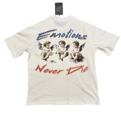 Vintage Cupid Print T-Shirt - Unisex Oversized Streetwear tee 28978776