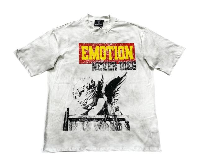 Emotion Never Dies  Angel Print T-Shirt - Oversized Vintage Washed tee 28978779