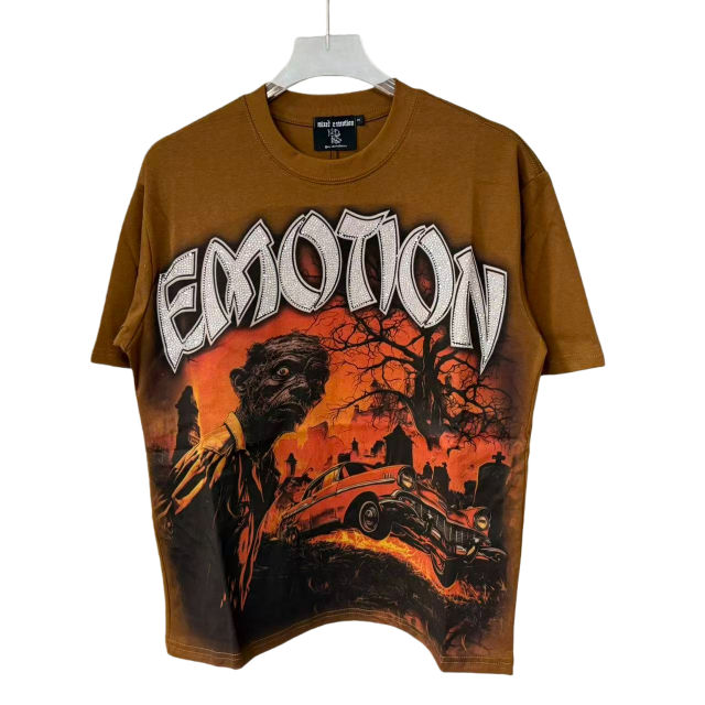 Apocalypse Escape Printed Rhinestone Tee 28641974