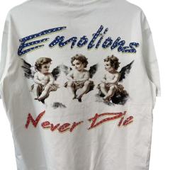Vintage Cupid Print T-Shirt - Unisex Oversized Streetwear tee 28978776