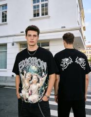 American-style vintage romantic angel short-sleeved shirt 29065330