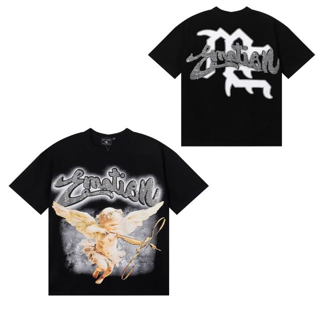 Archer's Wreath Angel Rhinestone Print tee 2 colors 28695001