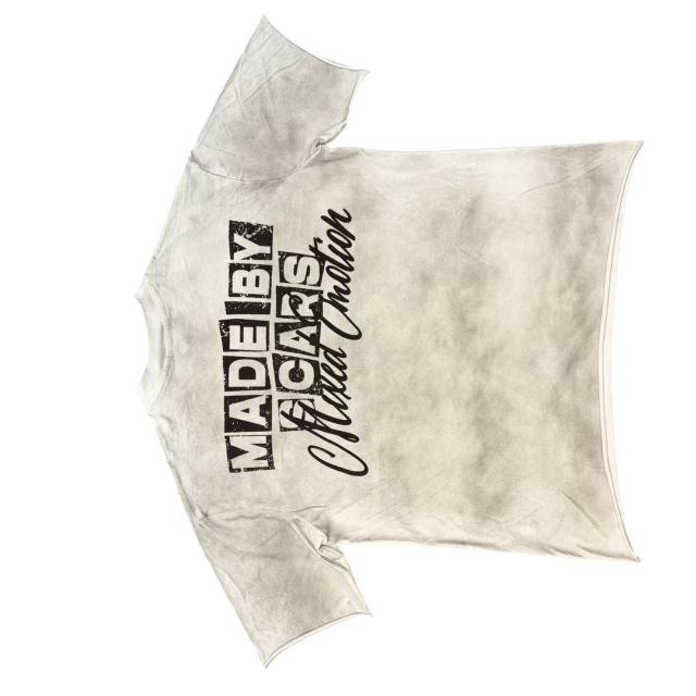 Blindfolded Angel Print T-Shirt - Vintage Washed Streetwear tee 28978770