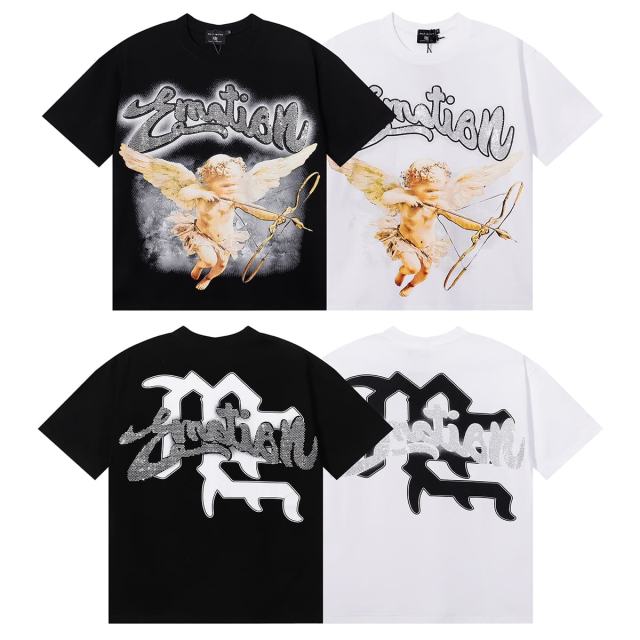 Archer's Wreath Angel Rhinestone Print tee 2 colors 28695001