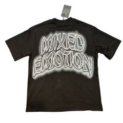 Zombie Graveyard Rhinestone Print T-Shirt - Oversized Streetwear tee 28978766