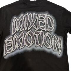 Zombie Graveyard Rhinestone Print T-Shirt - Oversized Streetwear tee 28978766