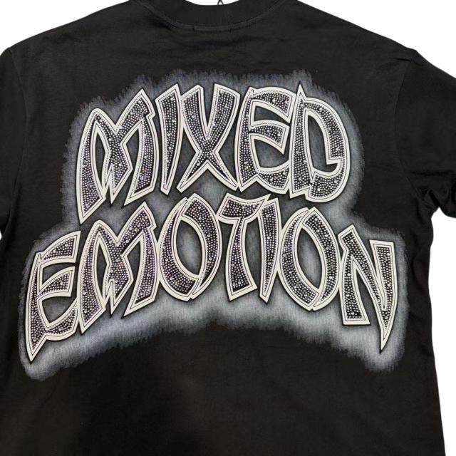 Zombie Graveyard Rhinestone Print T-Shirt - Oversized Streetwear tee 28978766